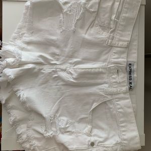 Express jean shorts